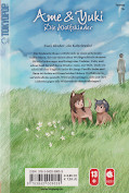 Backcover Ame & Yuki – Die Wolfskinder 1