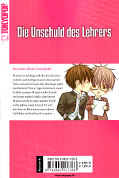 Backcover Die Unschuld des Lehrers 1