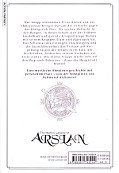 Backcover The Heroic Legend of Arslan 2