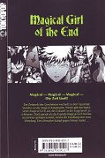 Backcover Magical Girl of the End 13