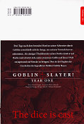 Backcover Goblin Slayer! Year One 1