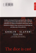 Backcover Goblin Slayer! Year One 4