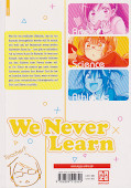 Backcover We never learn 13