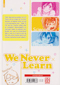 Backcover We never learn 14