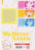 Backcover We never learn 16