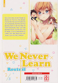 Backcover We never learn 18