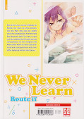 Backcover We never learn 20
