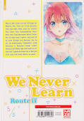 Backcover We never learn 21