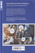 Backcover Manga-Bibliothek: Fünf Fälle für Sherlock Holmes 1