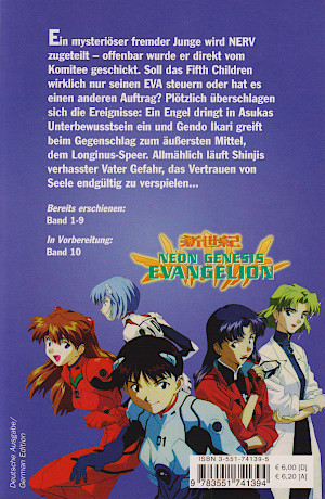 Tränen  Carlsen Manga Action NEON GENESIS EVANGELION Band 10 SF