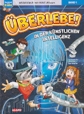 Deutsches Frontcover Manhwa mit coolem MINT-Wissen: Überlebe! In der Künstlichen Intelligenz 1